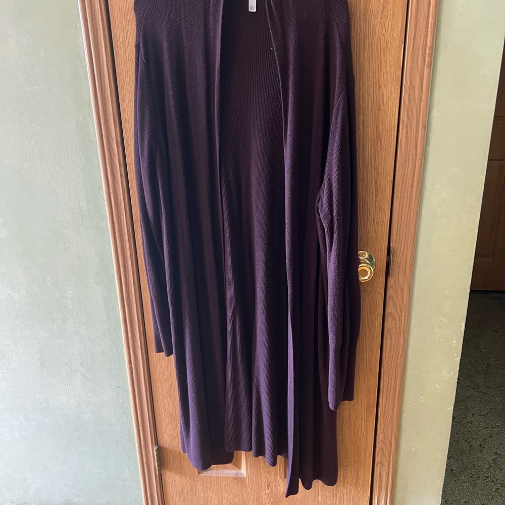 Leith Deep Purple Women's Cardigan
